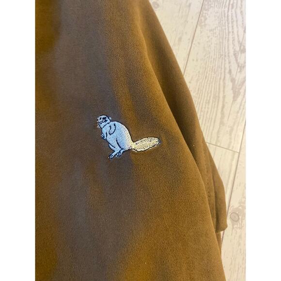 Cutter & Buck Men’s Brown Full Zip Jacket Size M Classic Bomber Style - Picture 3 of 11